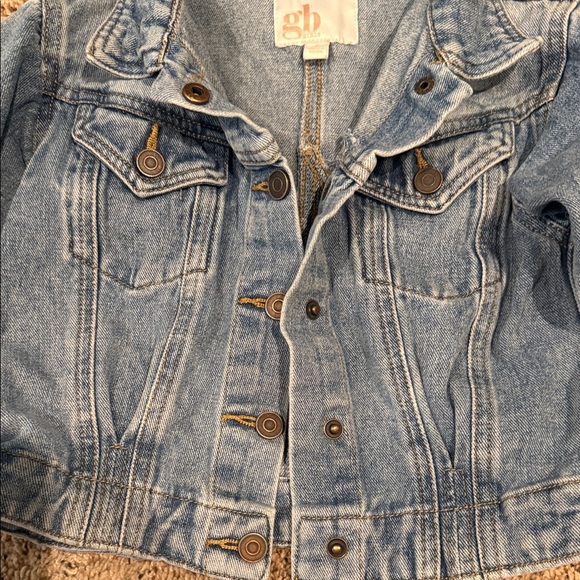 GB Girls Blue Denim Jean Jacket - Picture 3 of 4